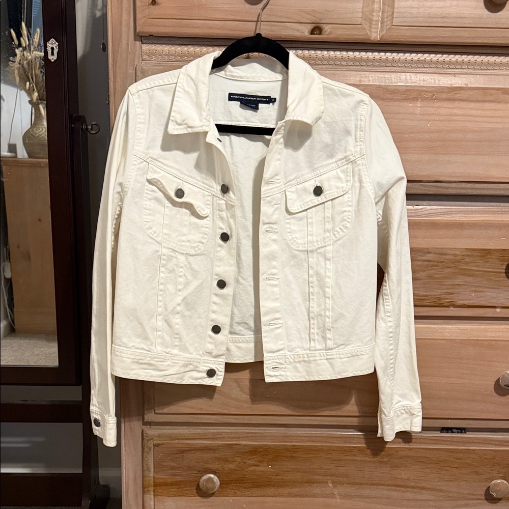 Ralph Lauren Off-White Denim Jacket